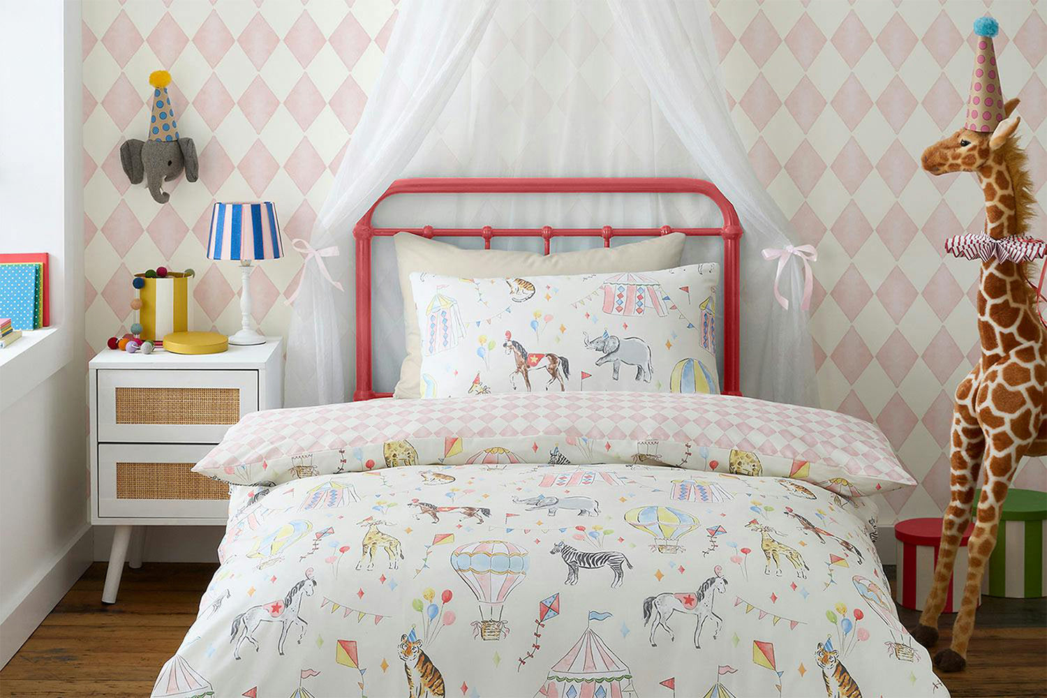 Bedlam | Circus Duvet Cover Set | Multicolour | Single