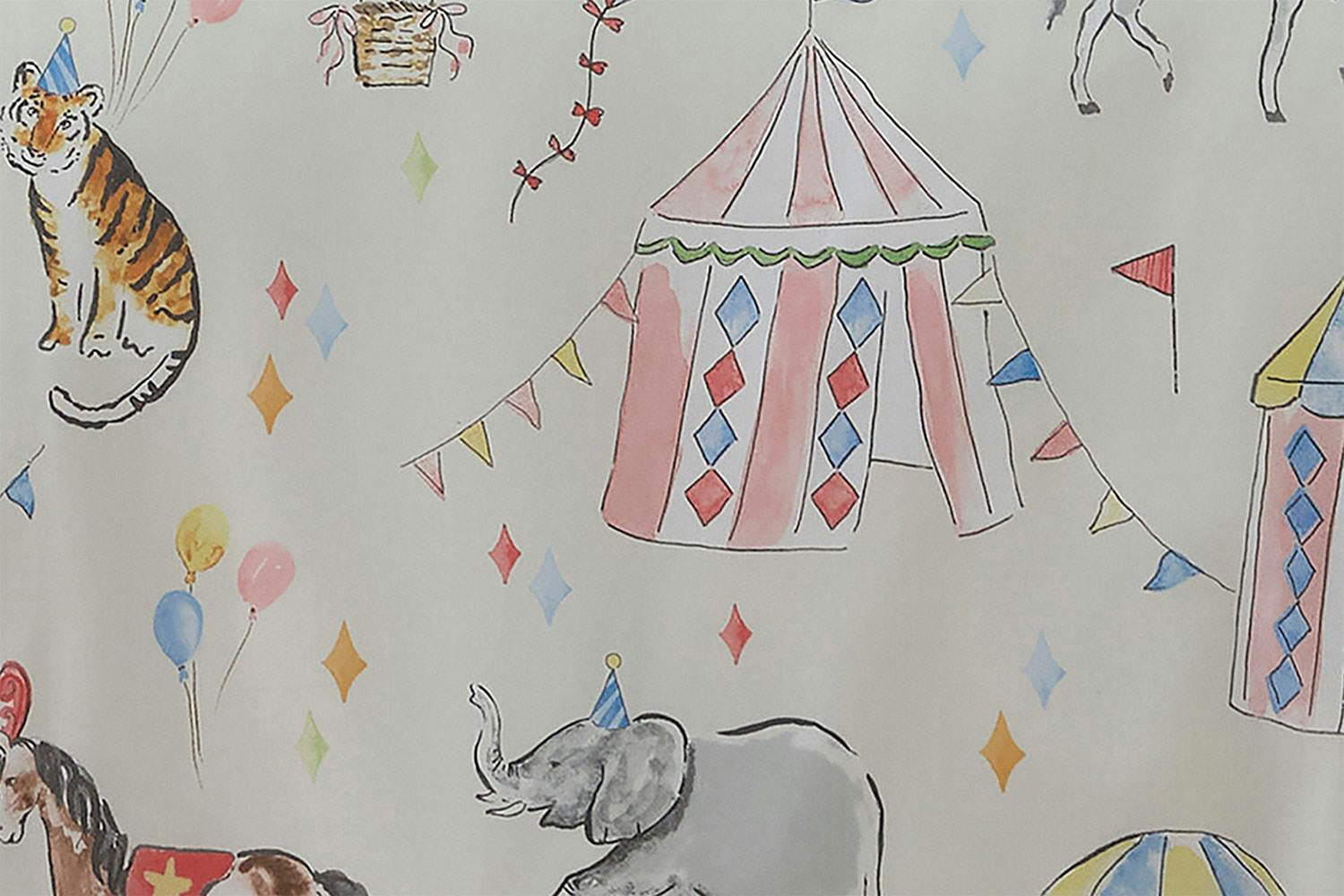 Bedlam | Circus Duvet Cover Set | Multicolour | Single-3