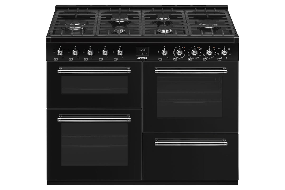 Smeg 110cm Concert Classic Dual Fuel Range Cooker | CX113GMBL |  Black