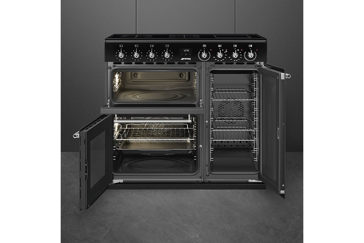 Smeg Classic 90cm Induction Range Cooker | CX93IMBL | Black-3