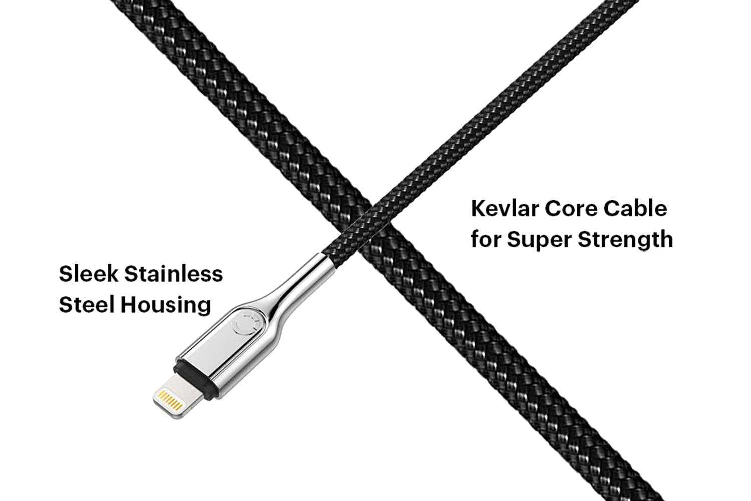 Cygnett Armoured Lightning USB-A Braided Cable | 1m-7