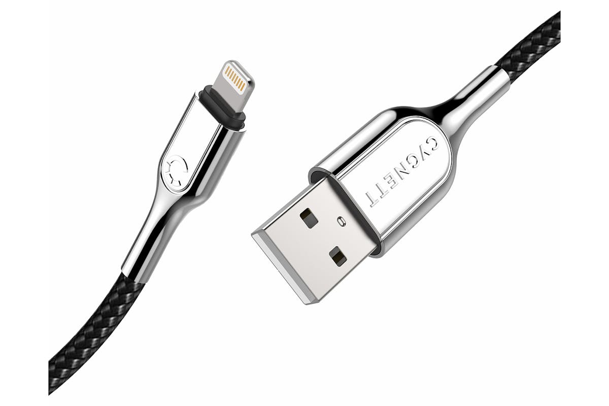 Cygnett Armoured Lightning to USB-A Cable | 2m | Black-2