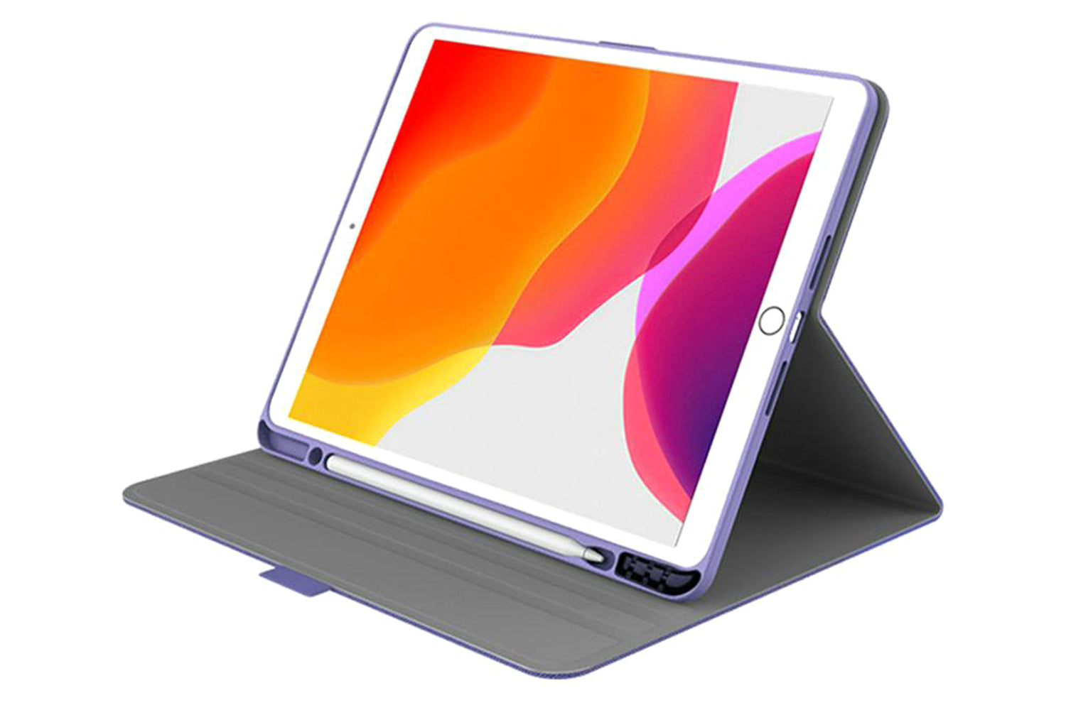 Cygenett Tekview Slimline iPad 10.2" Case with Apple Pencil Holder | Lilac & Purple-2