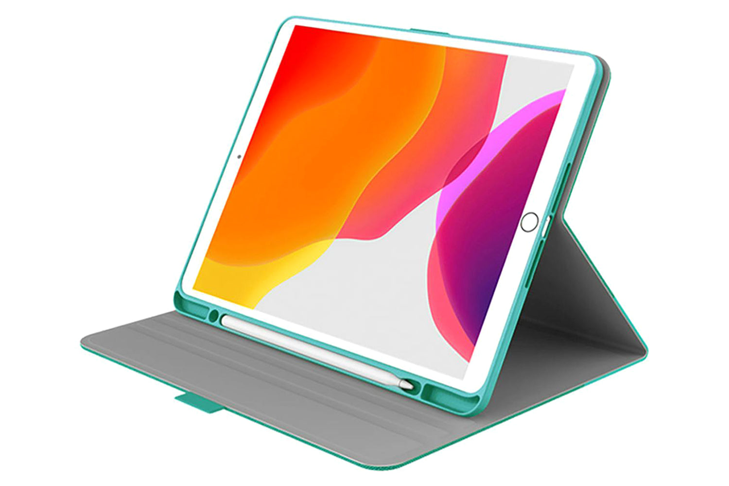 Cygnett TekView Slimline iPad 10.2" Case with Apple Pencil Holder | Jade Green-2