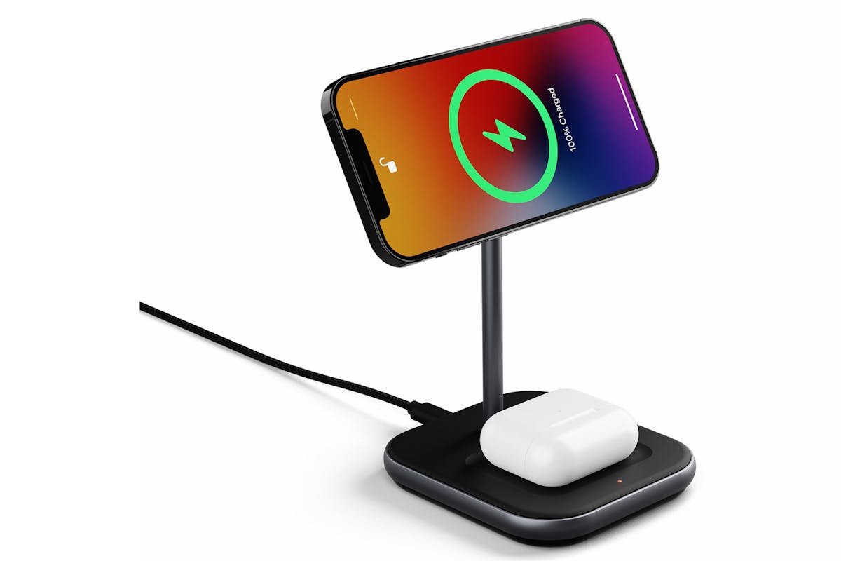 Cygnett 2-in-1 Magnetic Wireless Charger | Black-4