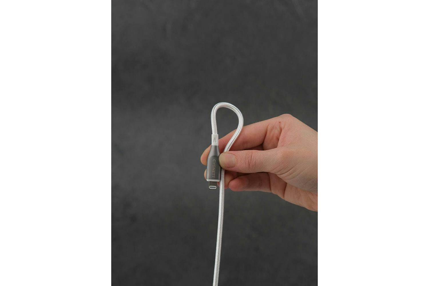 Cygnett Armoured Lightning USB-C Cable | 2m | Braided White-6