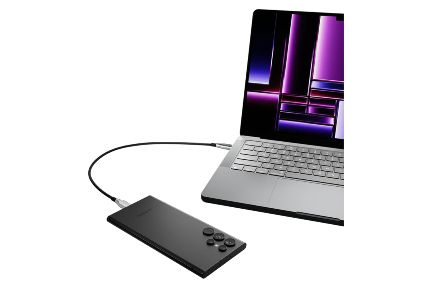 Cygnett Armoured USB-C to USB-C Cable | 2m | Black-6