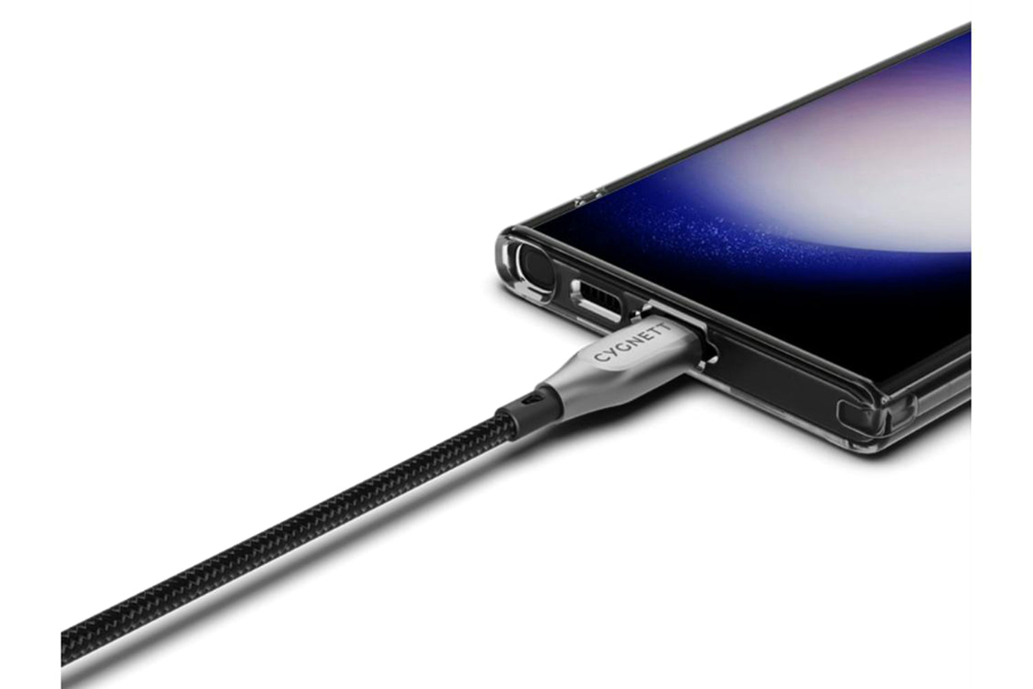 Cygnett Armoured USB-C to USB-A Cable | 1m | Black-2