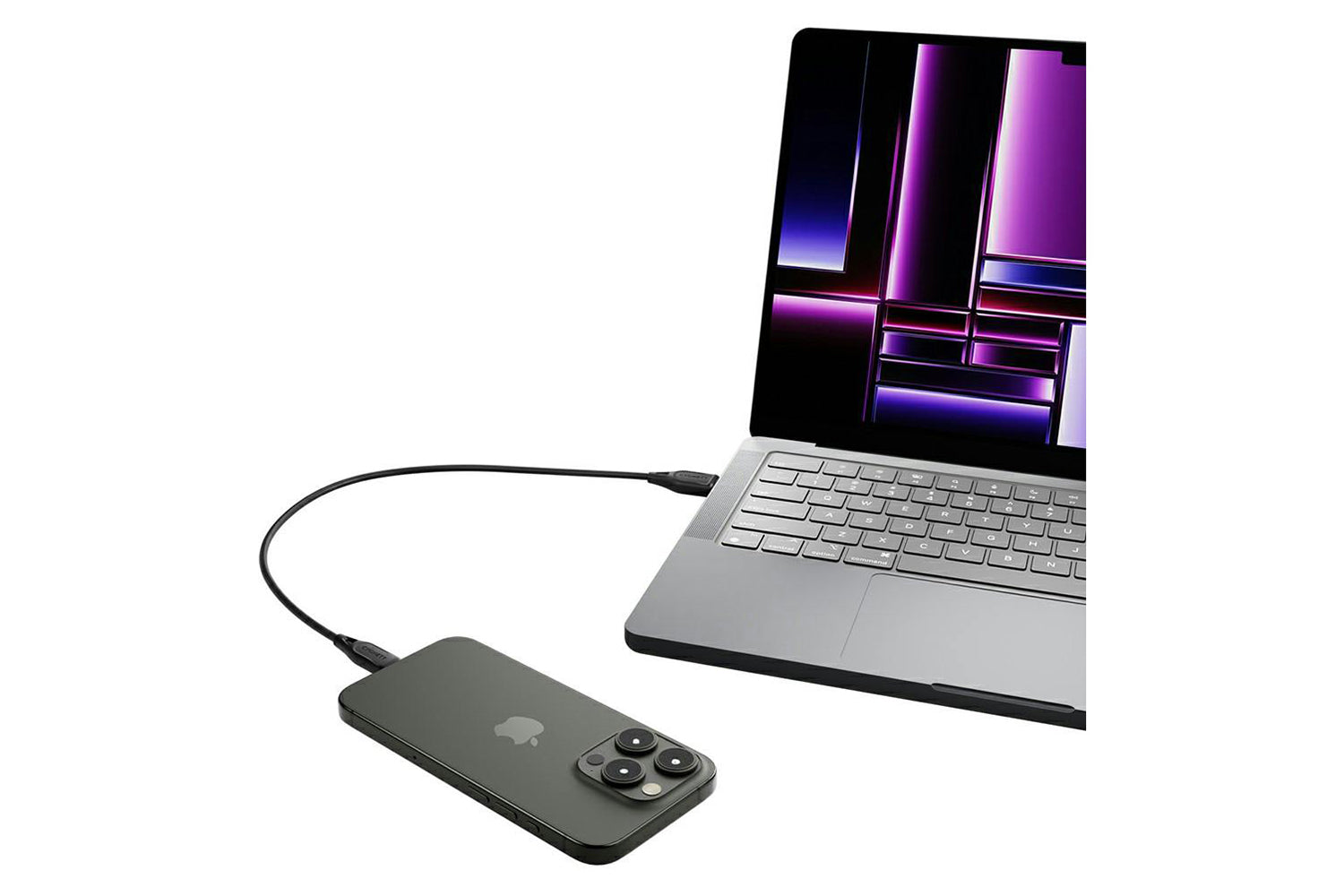 Cygnett Lightning to USB-A Cable | 1m | Black-4