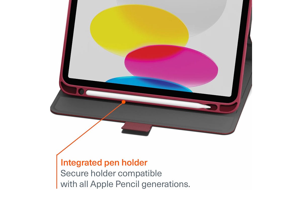 Cygnett iPad 11" Protective Case with Pencil Holder | Red-4