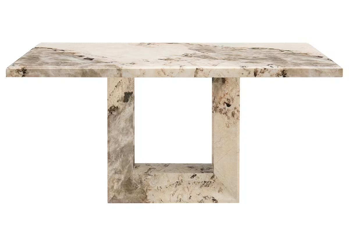 Canova Rectangular Dining Table | 160 cm | Mottled Mocha
