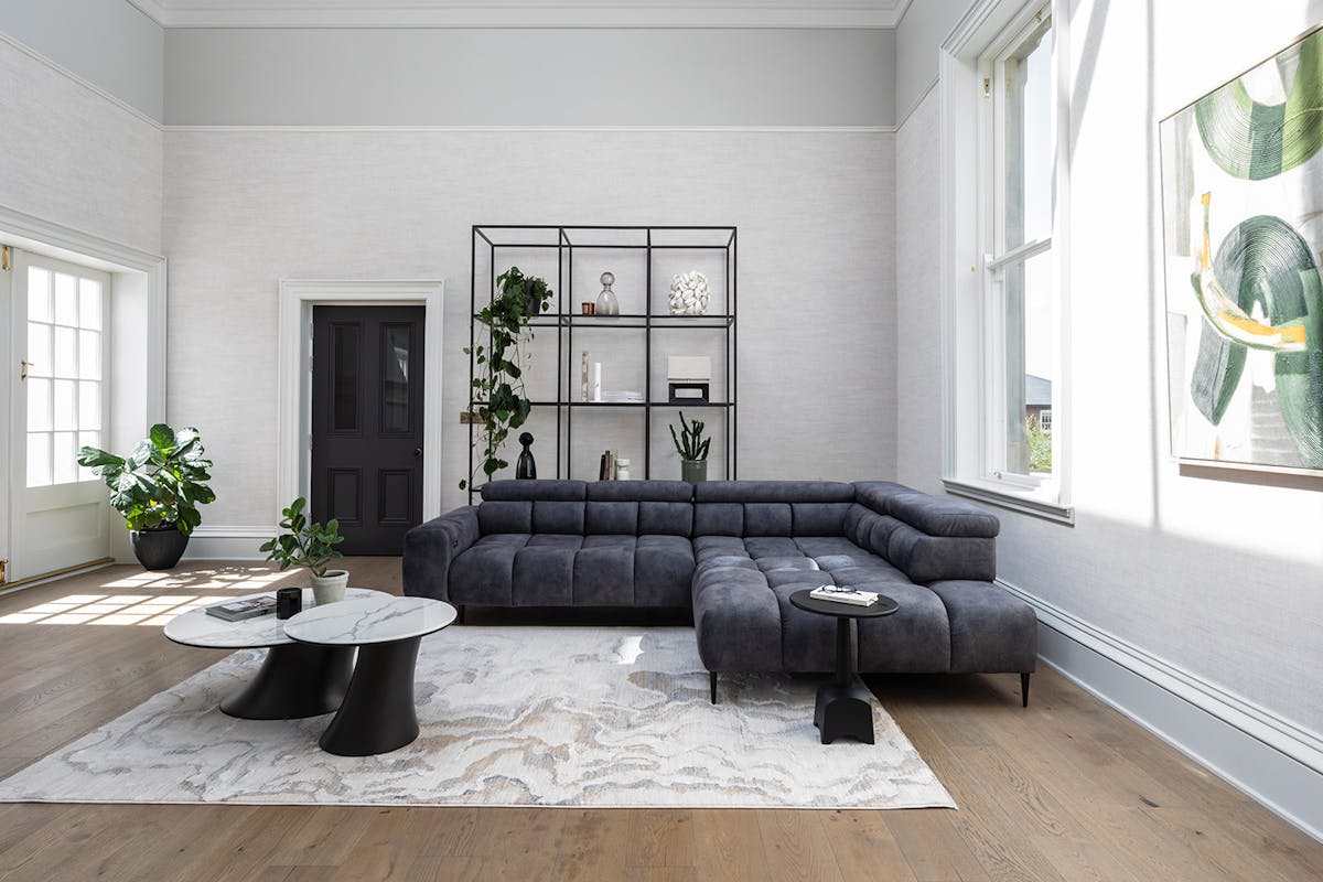Cassie Chaise Sofa | Power Recliner | Large | Fabric | Colour Options-8