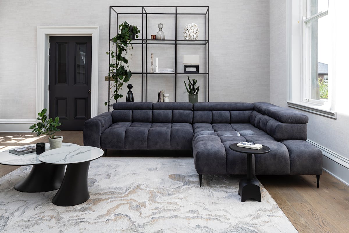 Cassie Chaise Sofa | Power Recliner | Large | Fabric | Colour Options-2