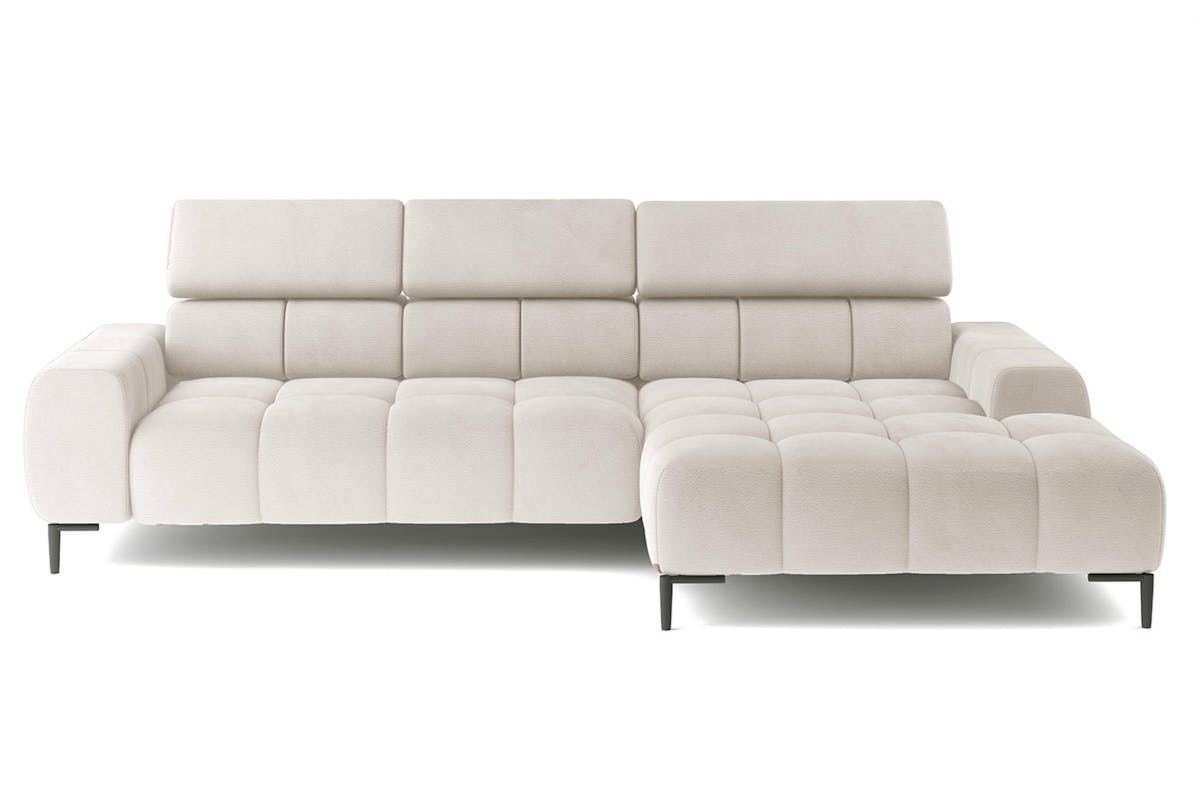 Cassie Chaise Sofa | Power Recliner | Small | Fabric | Cream