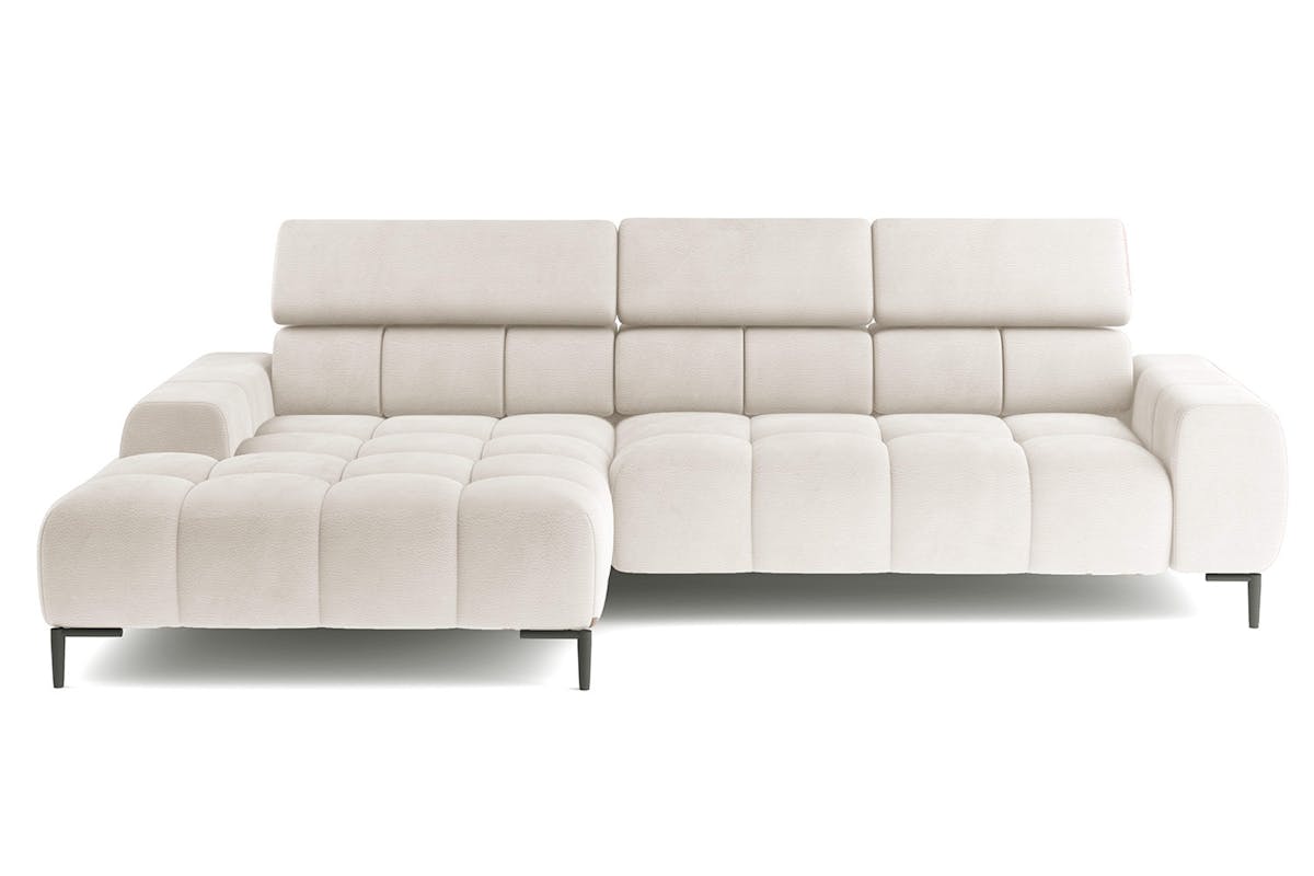 Cassie Chaise Sofa | Power Recliner | Small | Fabric | Cream-8