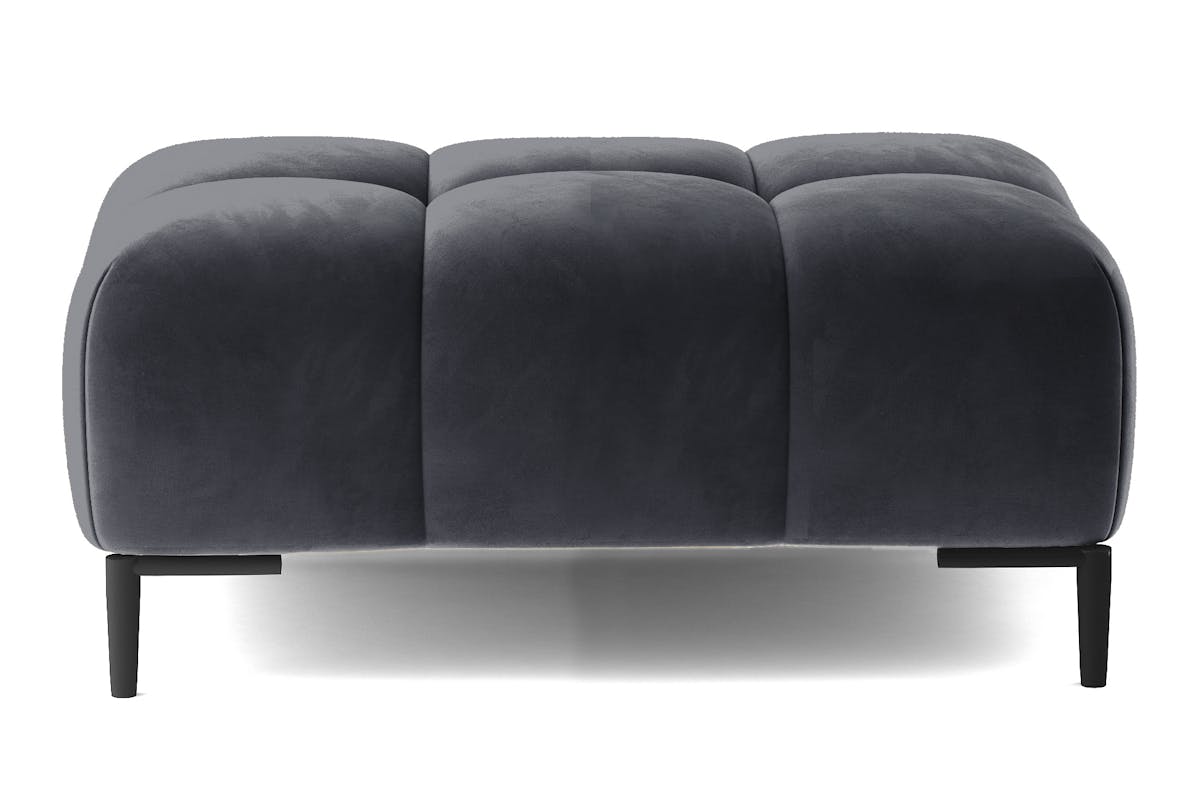 Cassie S Footstool | Fabric | Grey