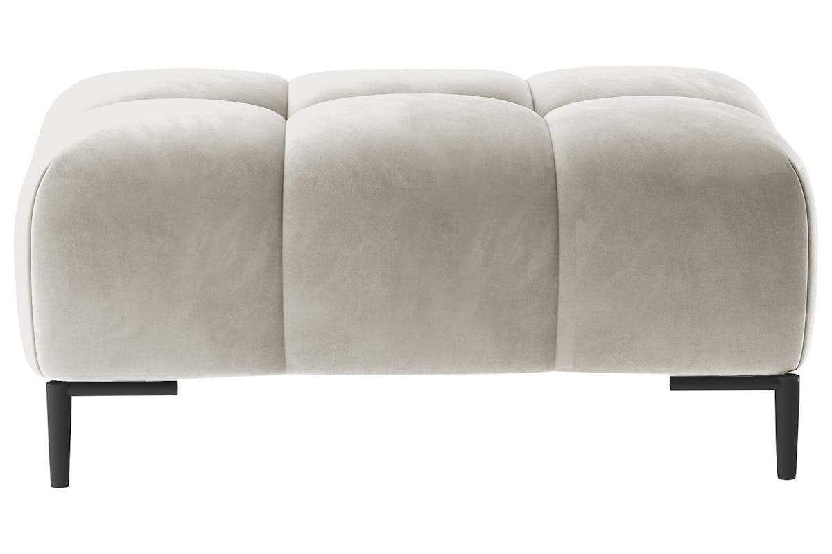 Cassie S Footstool | Fabric | Cream