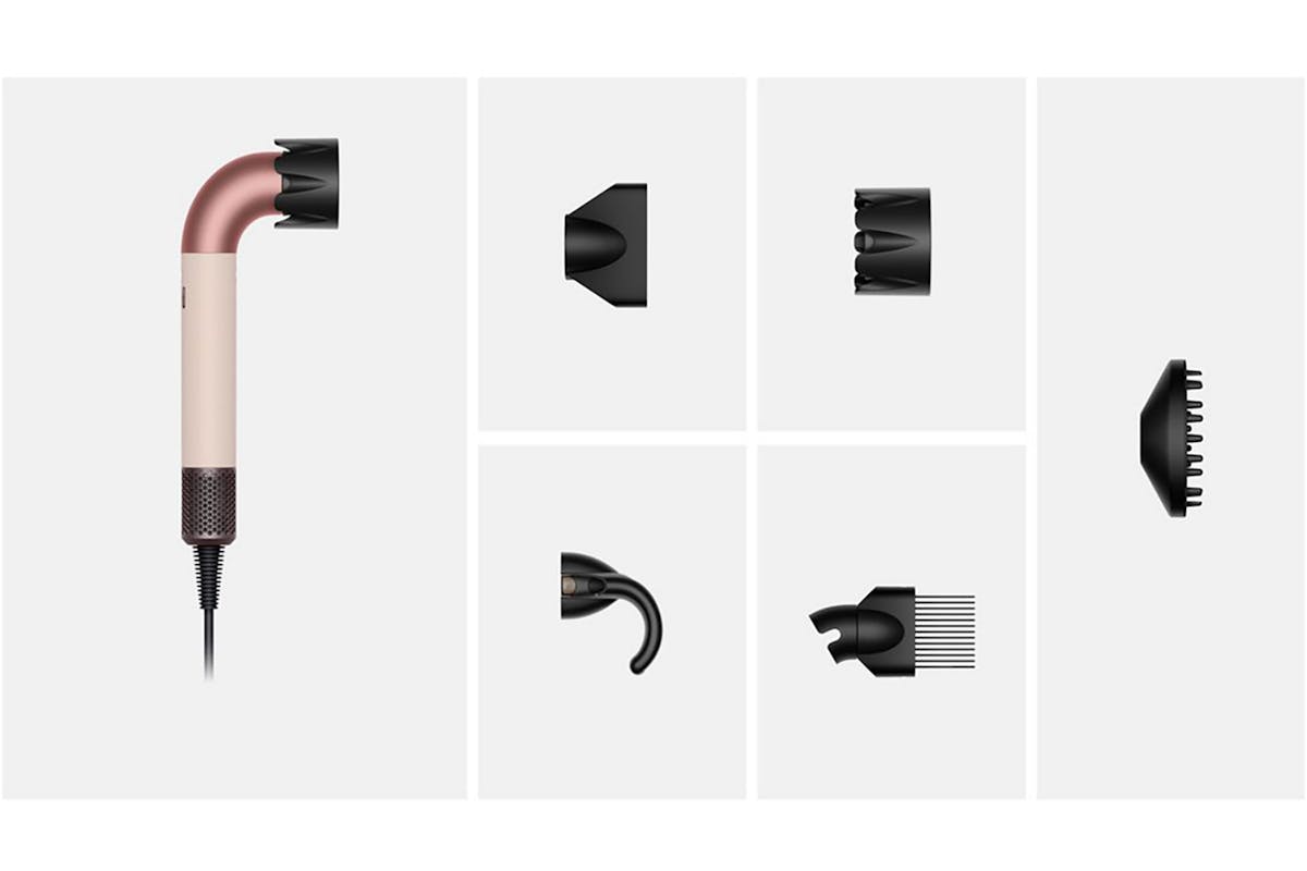 Dyson Supersonic r Curly + Coily Hair Dryer | Ceramic Pink/Rose Gold | 113373-01-9