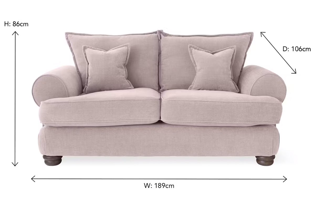 Charlotte 2 Seater Sofa | Fabric | Latte-6
