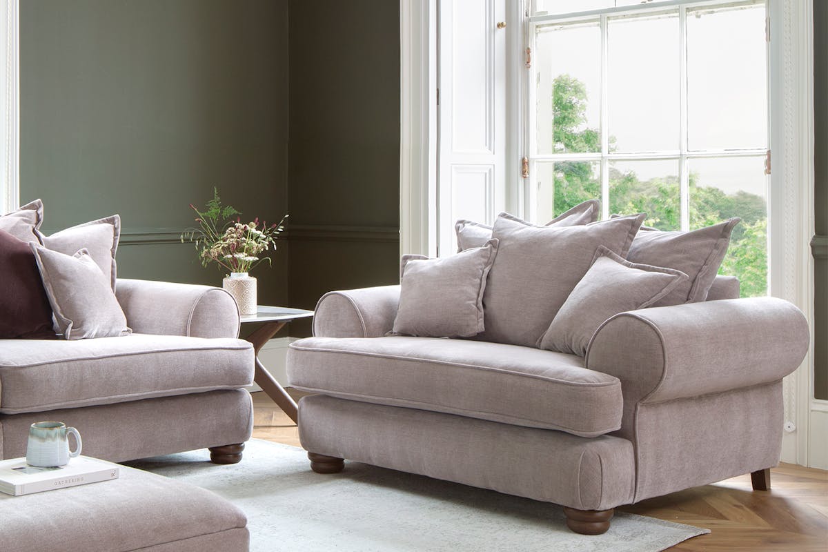 Charlotte Love Seat | Fabric | Latte-8