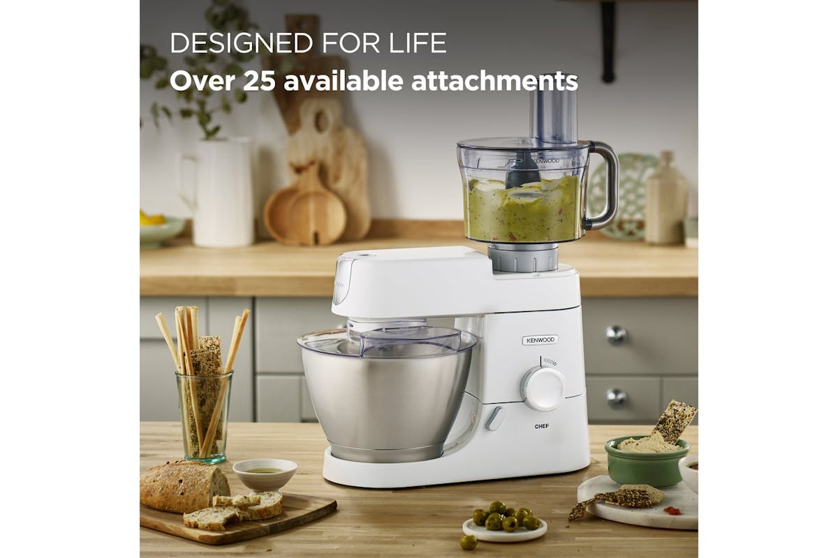 Kenwood 4.6L Chef Food Mixer | KVC3100W | White-3