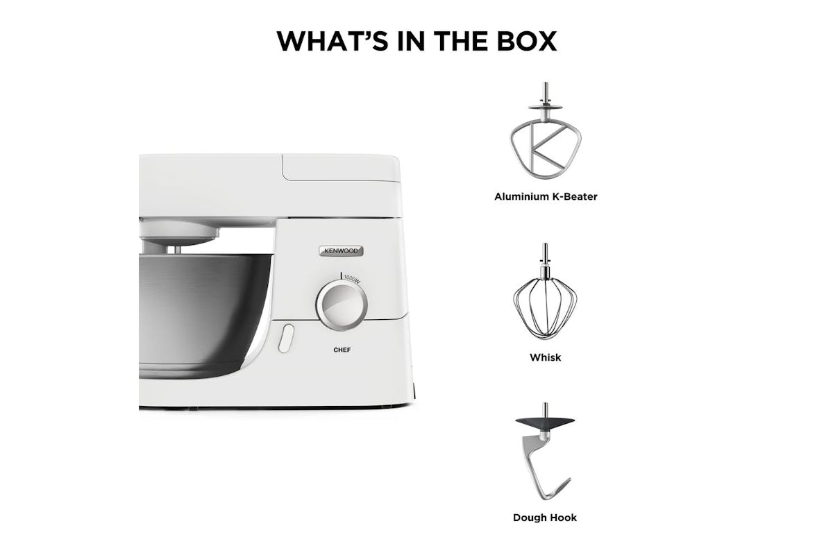 Kenwood 4.6L Chef Food Mixer | KVC3100W | White-7