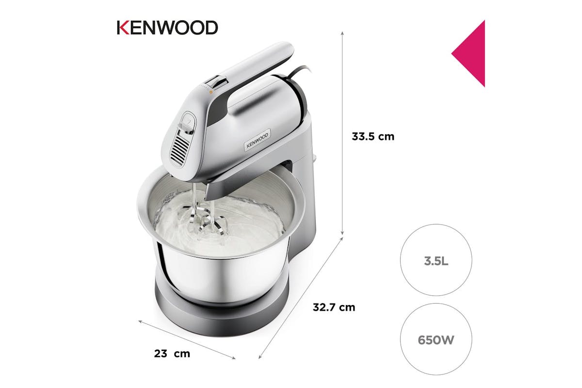 Kenwood Chefette Stand Mixer | HMP54.000SI | Silver-5