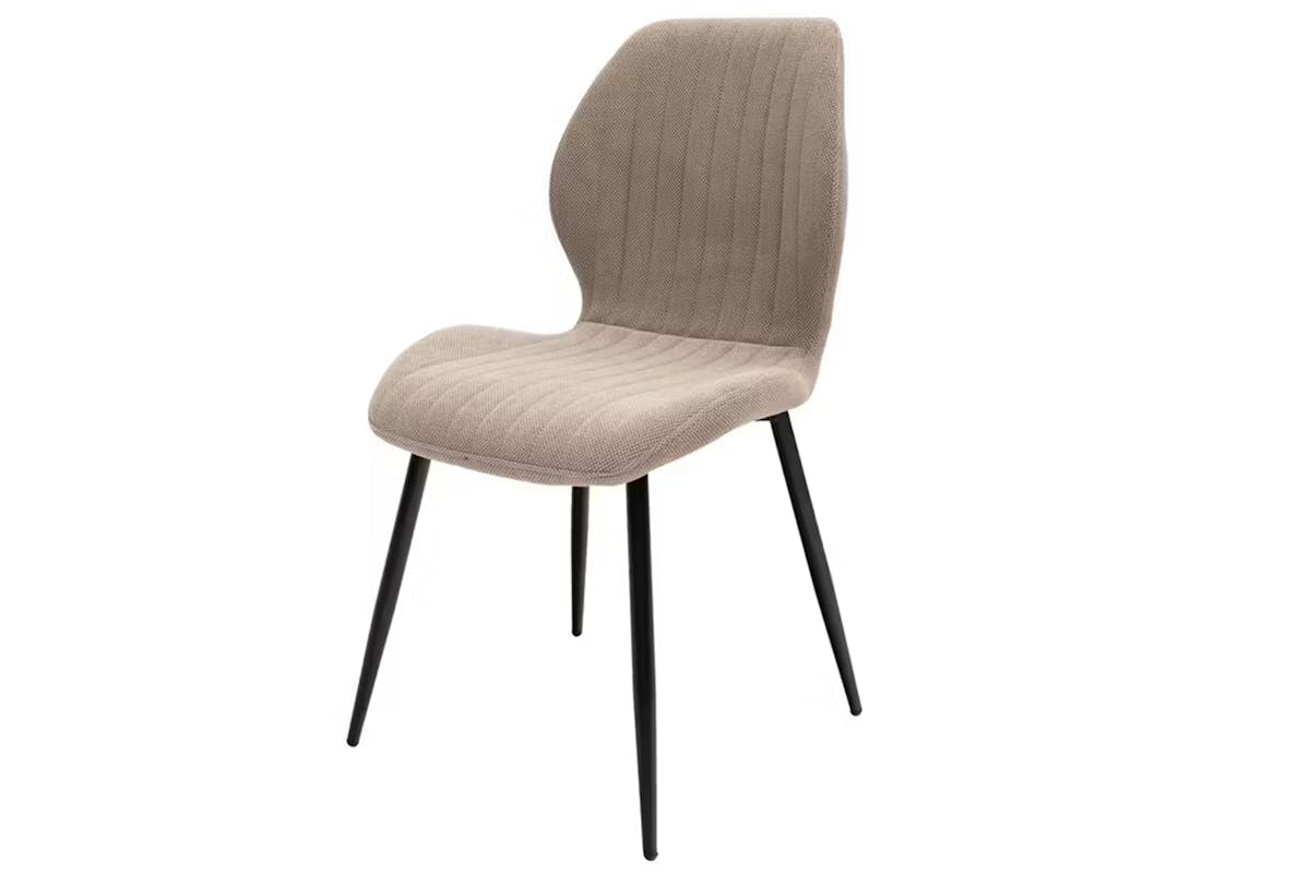 Conway Dining Chairs | Fabric | Cream | Set of 2-4