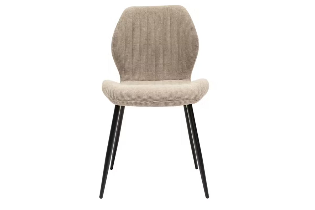 Conway Dining Chairs | Fabric | Cream | Set of 2