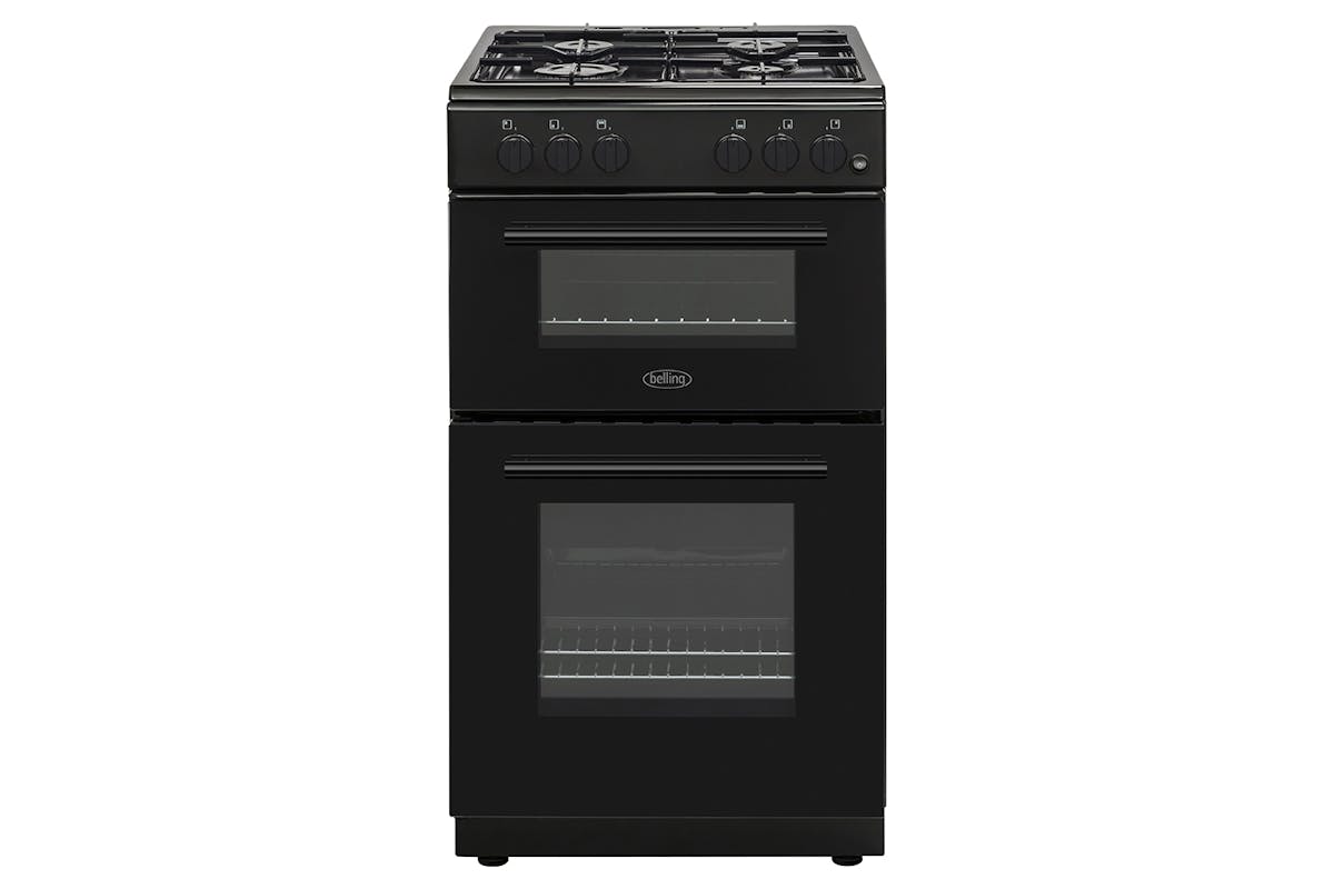 Belling 50cm Double Oven Gas Cooker | BFSG51TCBKLPG