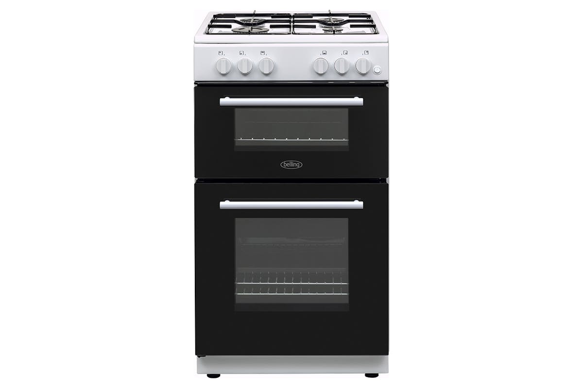 Belling 50cm Twin Cavity Gas Cooker | BFSG51TCWHLPG