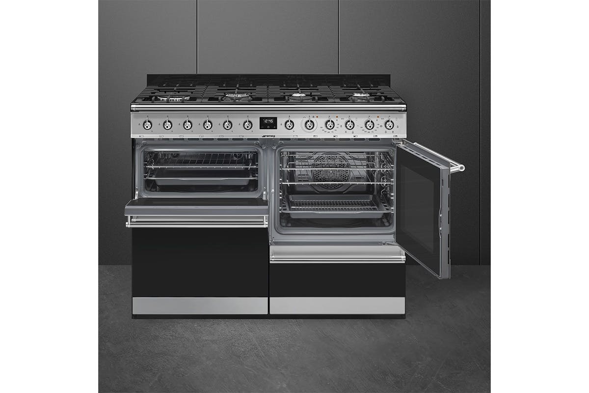 Smeg 110cm Classic Gas Range Cooker | SYD4110-1 | Stainless Steel-5