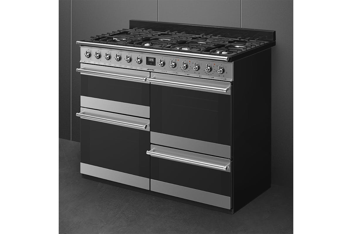 Smeg 110cm Classic Gas Range Cooker | SYD4110-1 | Stainless Steel-6