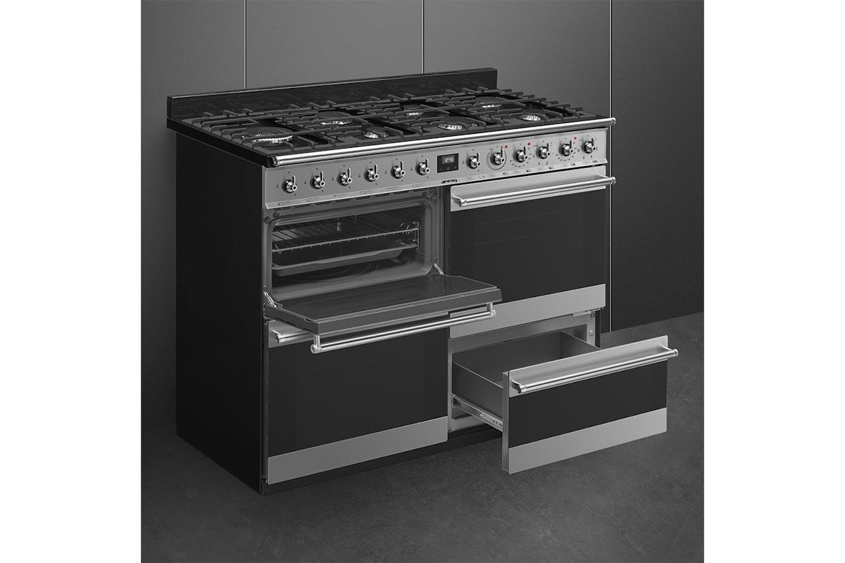 Smeg 110cm Classic Gas Range Cooker | SYD4110-1 | Stainless Steel-7