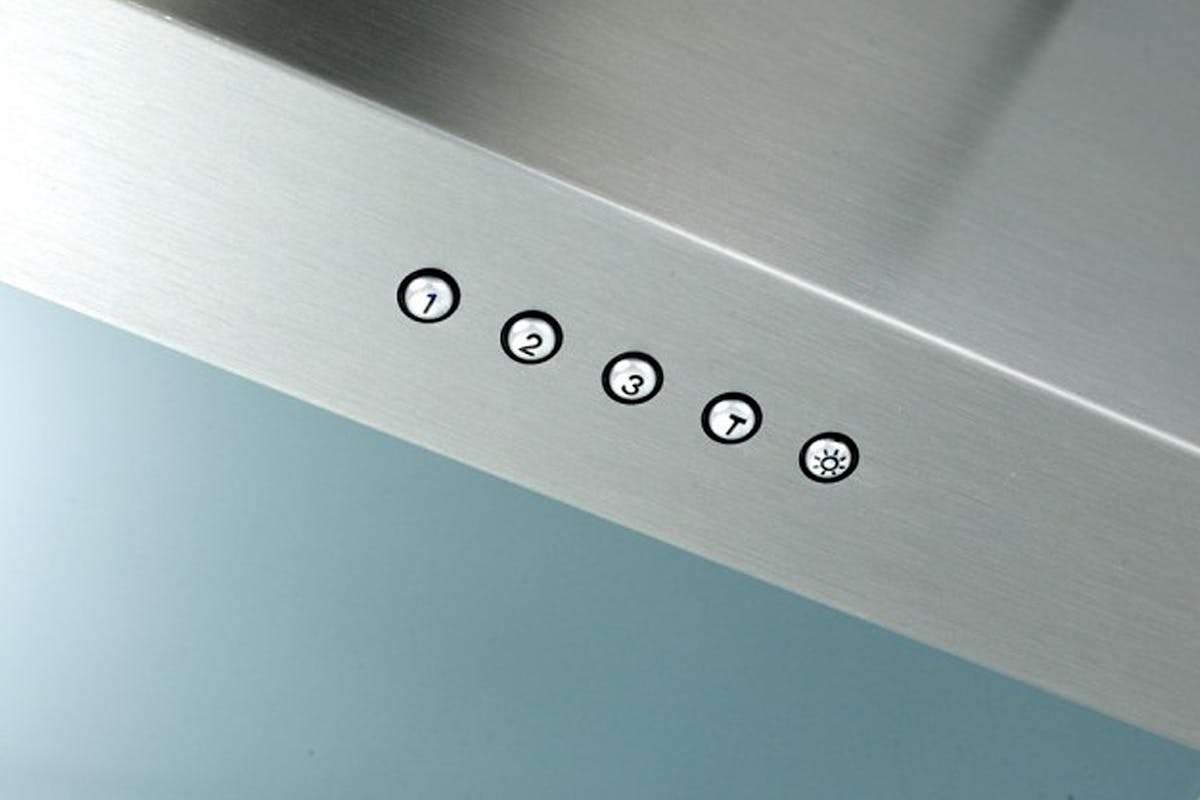 Luxair 60cm Flat Slimline Chimney Hood | LA-60-FLT-SS-2