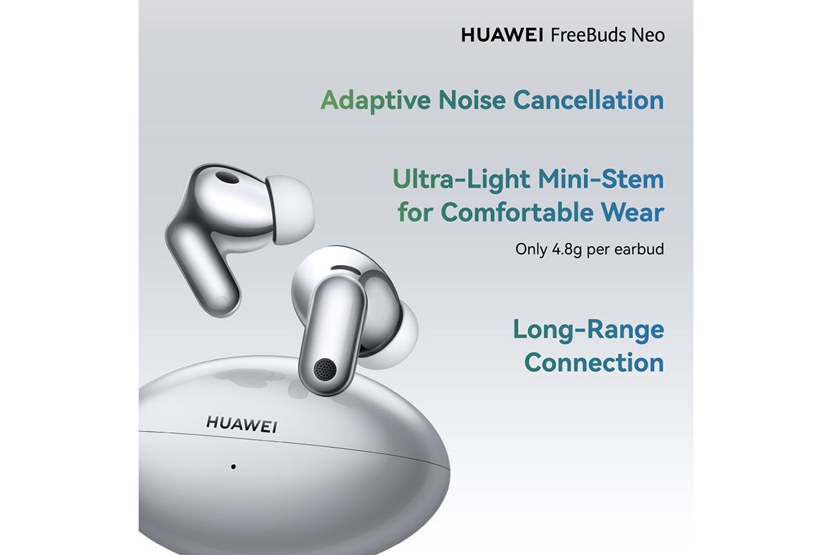 Huawei FreeBuds Neo In-Ear Active Noise Cancellation | Wireless Earbuds | Starry Black-10