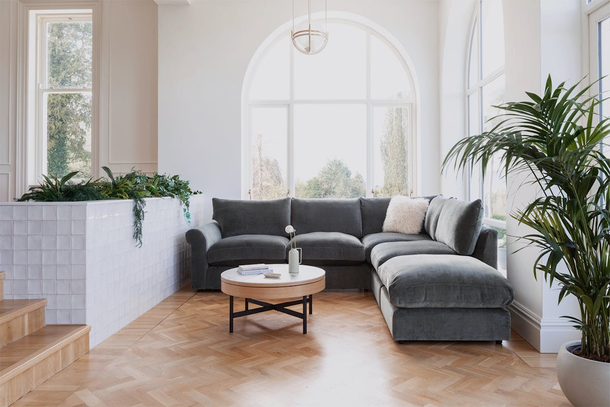 Corah Corner Sofa | Green-8