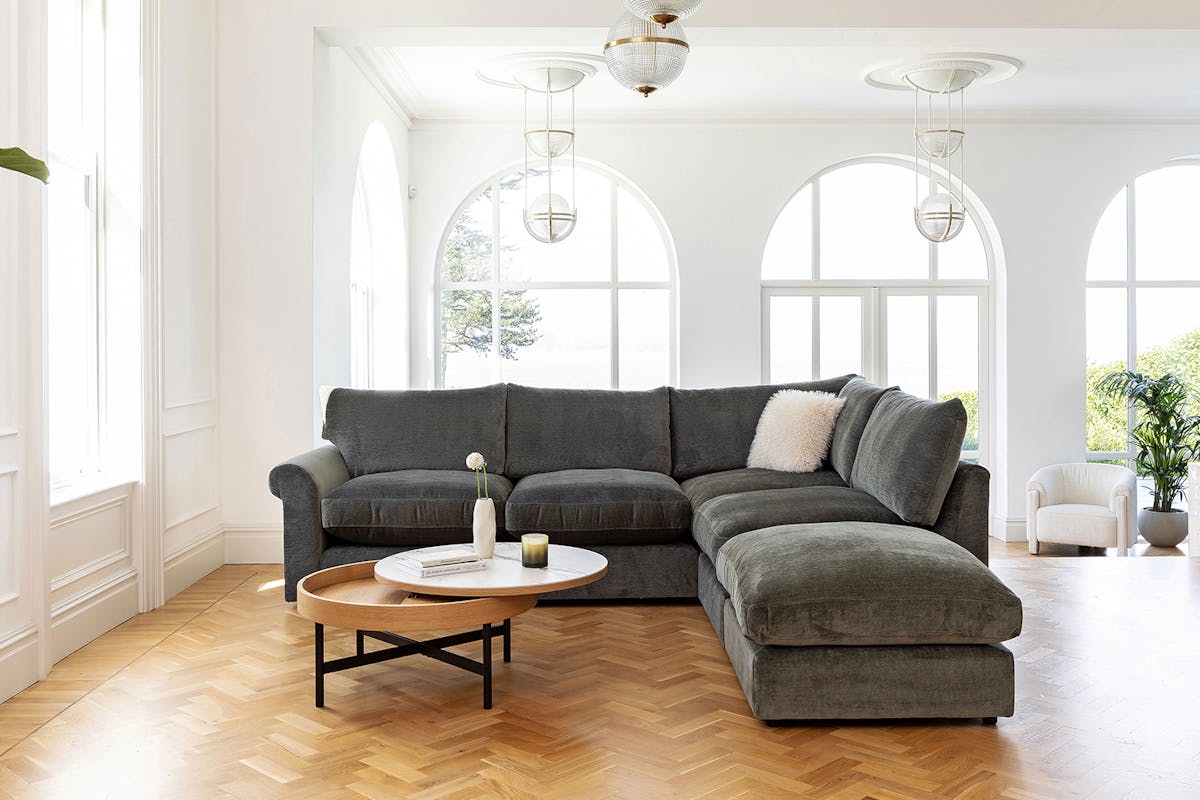 Corah Corner Sofa | Green-2