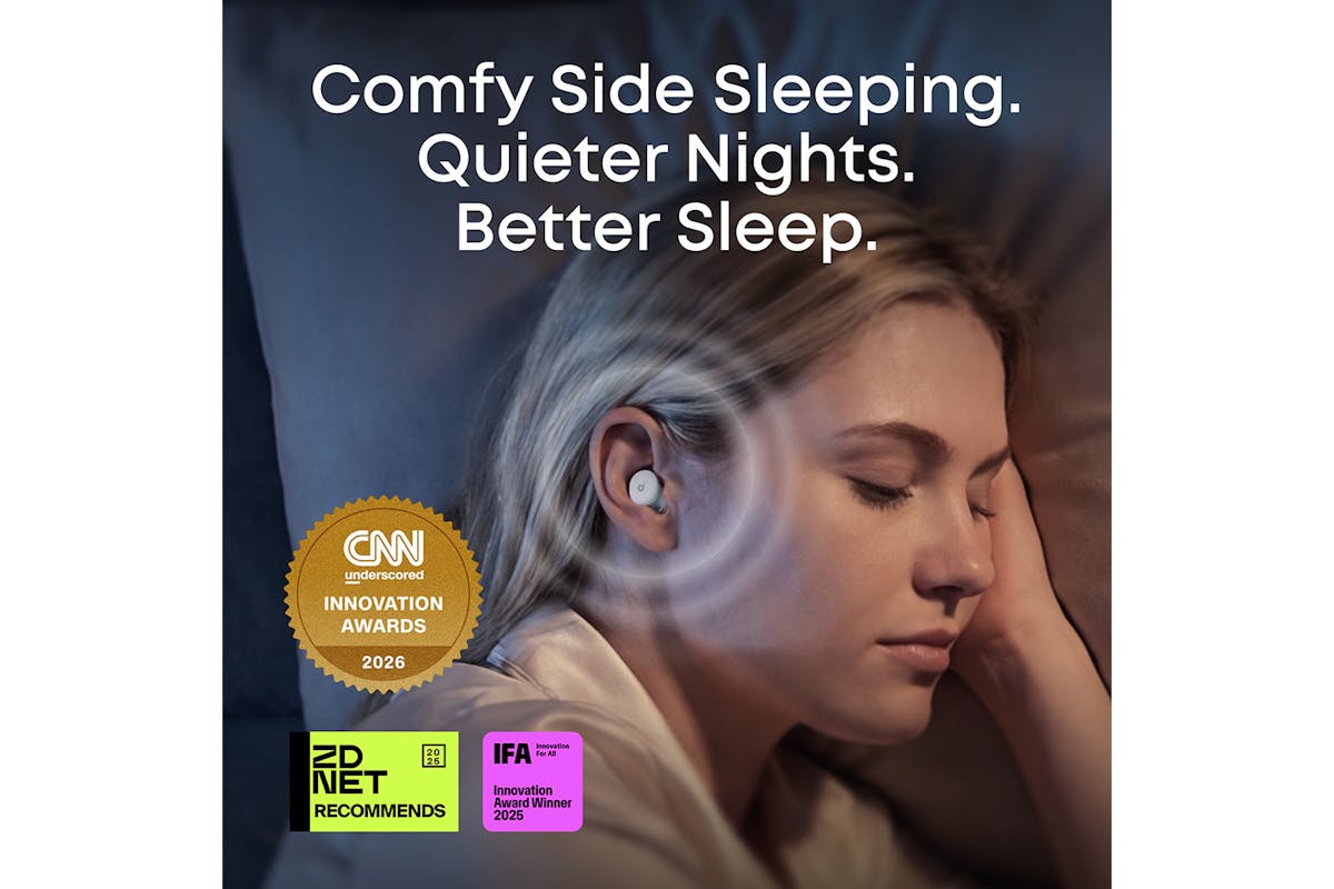 Soundcore Sleep A30 Active Noise Cancellation Wireless Earbuds | Moonlight White-2