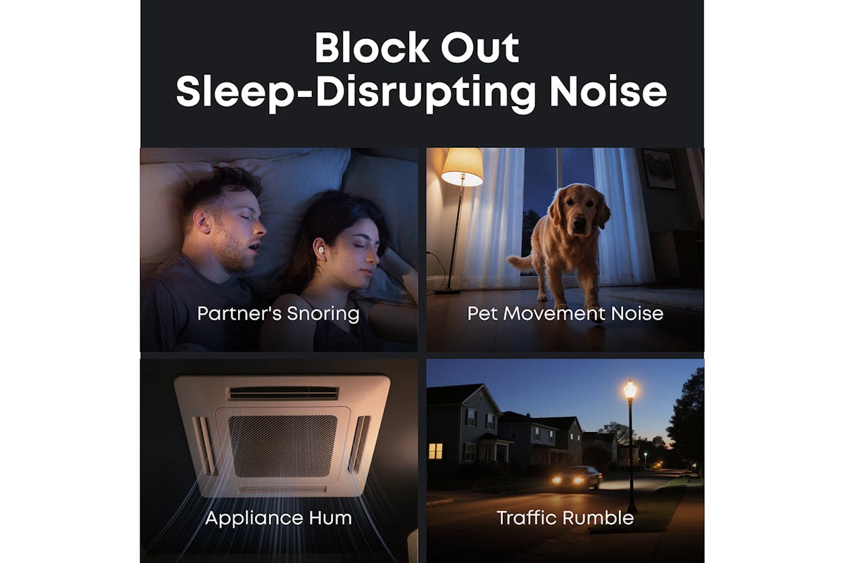 Soundcore Sleep A30 Active Noise Cancellation Wireless Earbuds | Moonlight White-8