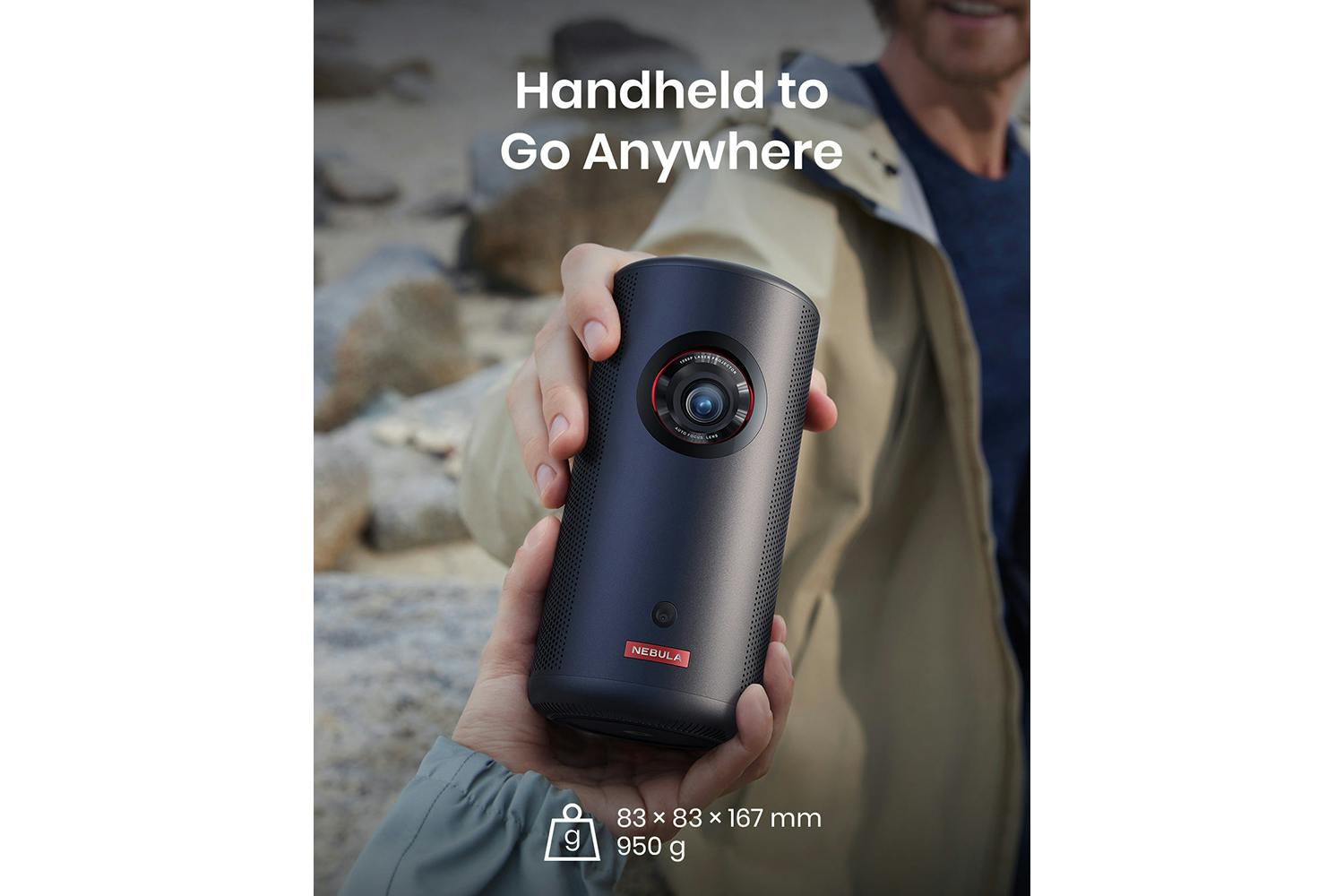 Nebula Capsule 3 Mini Portable Laser Projector | Black-4