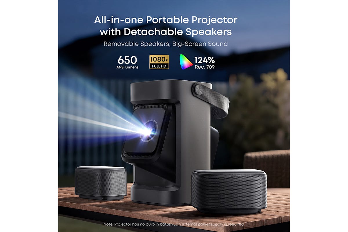 Soundcore Nebula P1 Portable Projector with Detachable Speakers | D2431211-2