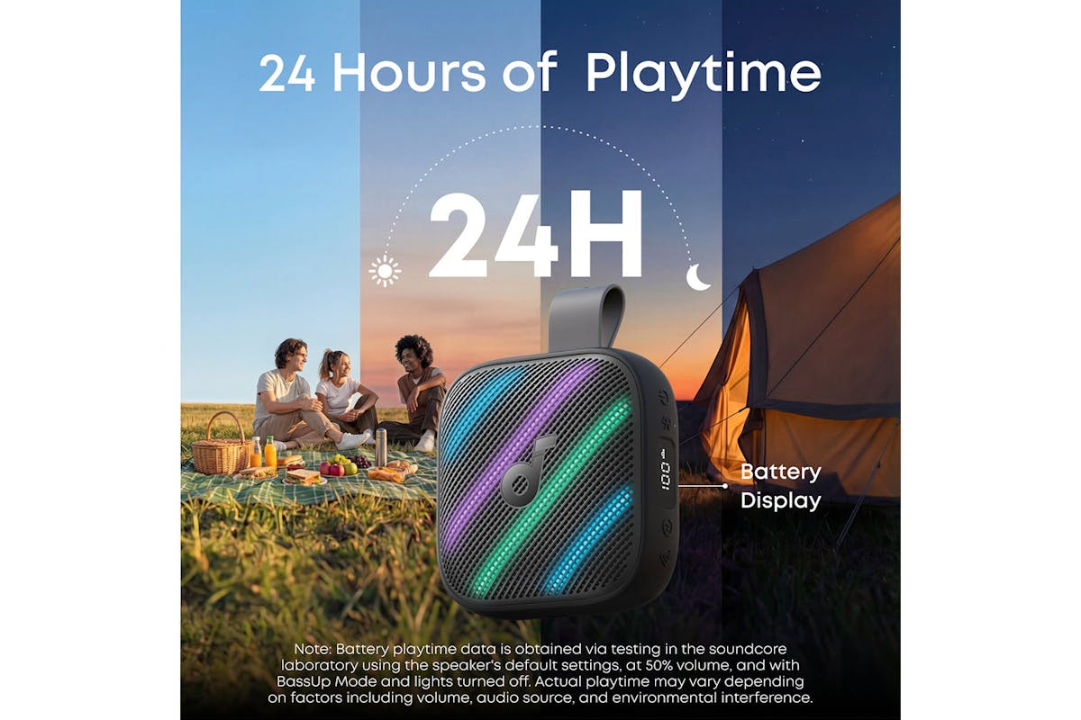 Soundcore Boom Go 3i Portable Bluetooth Speaker with Powerful Bass | Black-3