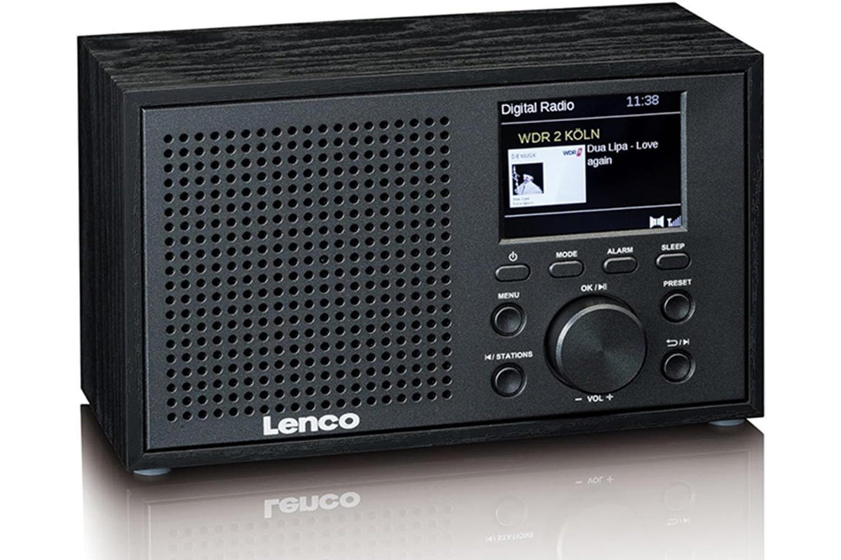 Lenco DAR-017BK DABFM Radio | Bluetooth | Wooden Casing | Black-5