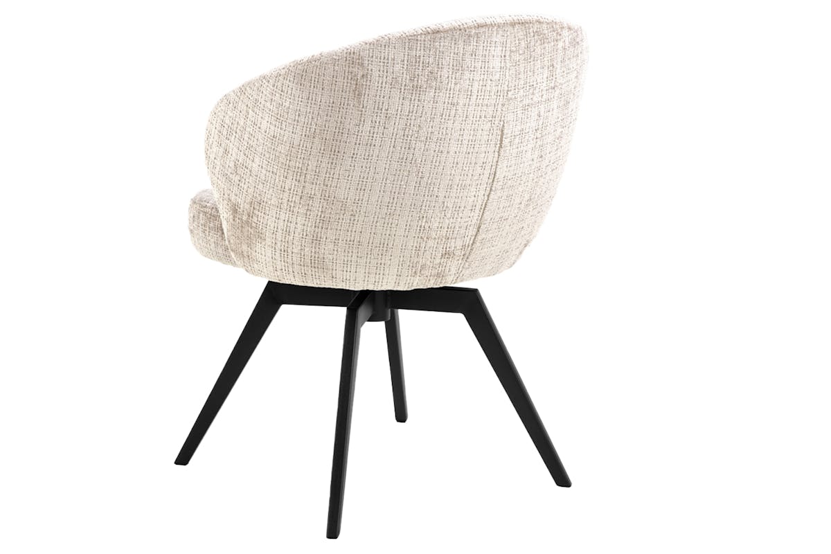 Darlene Dining Chair | Swivel | Beige-4