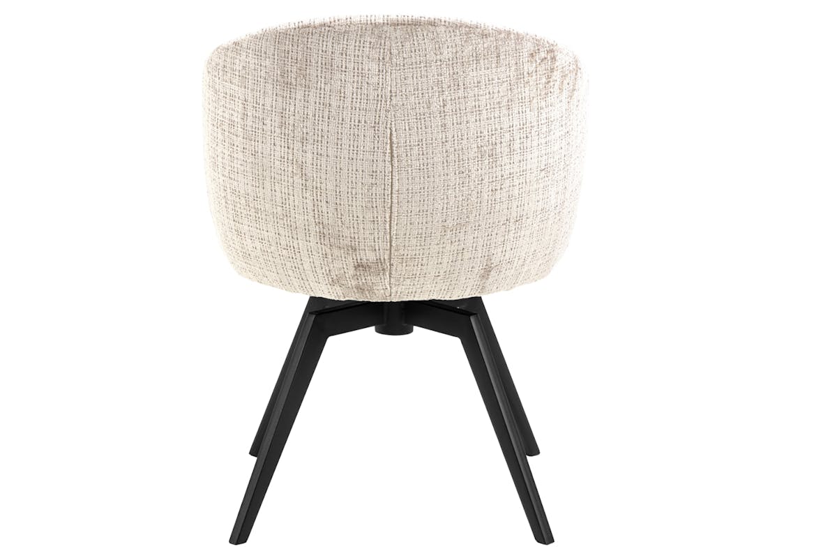 Darlene Dining Chair | Swivel | Beige-5