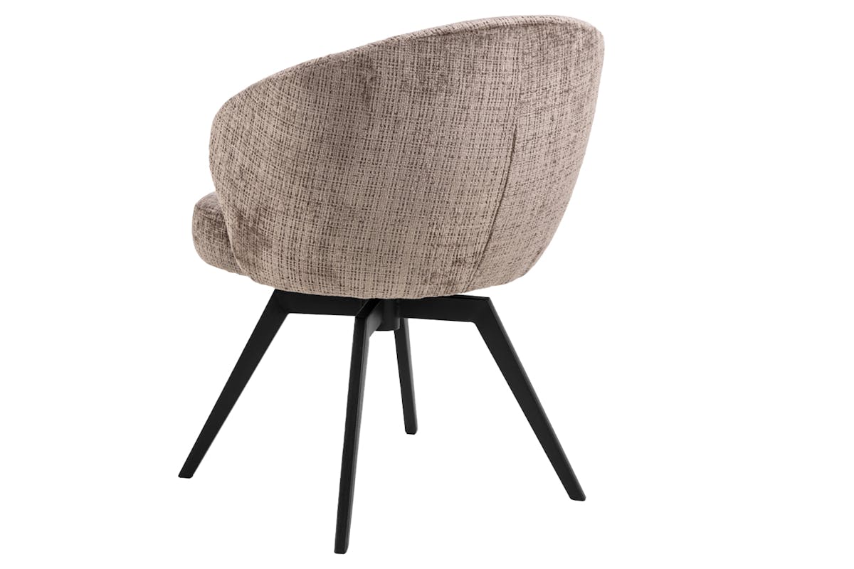 Darlene Dining Chair | Swivel | Dusty Brown-4