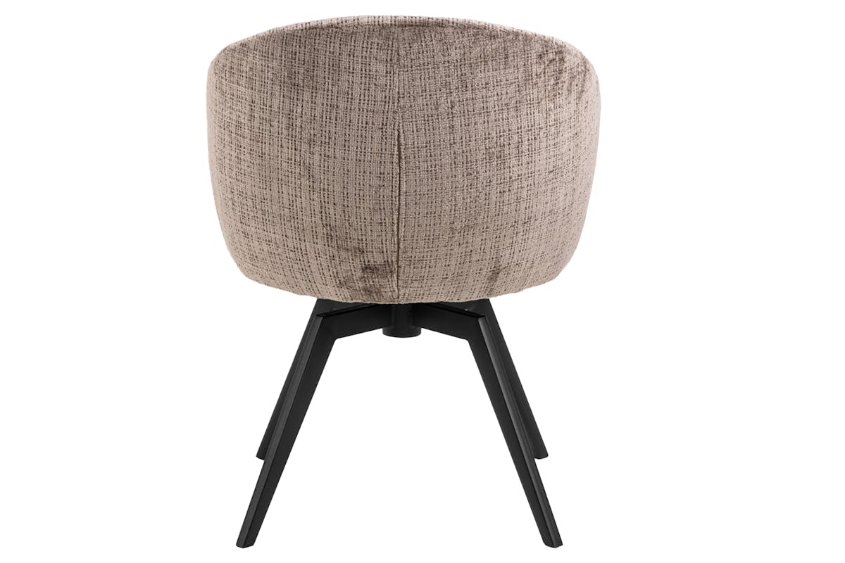 Darlene Dining Chair | Swivel | Dusty Brown-5