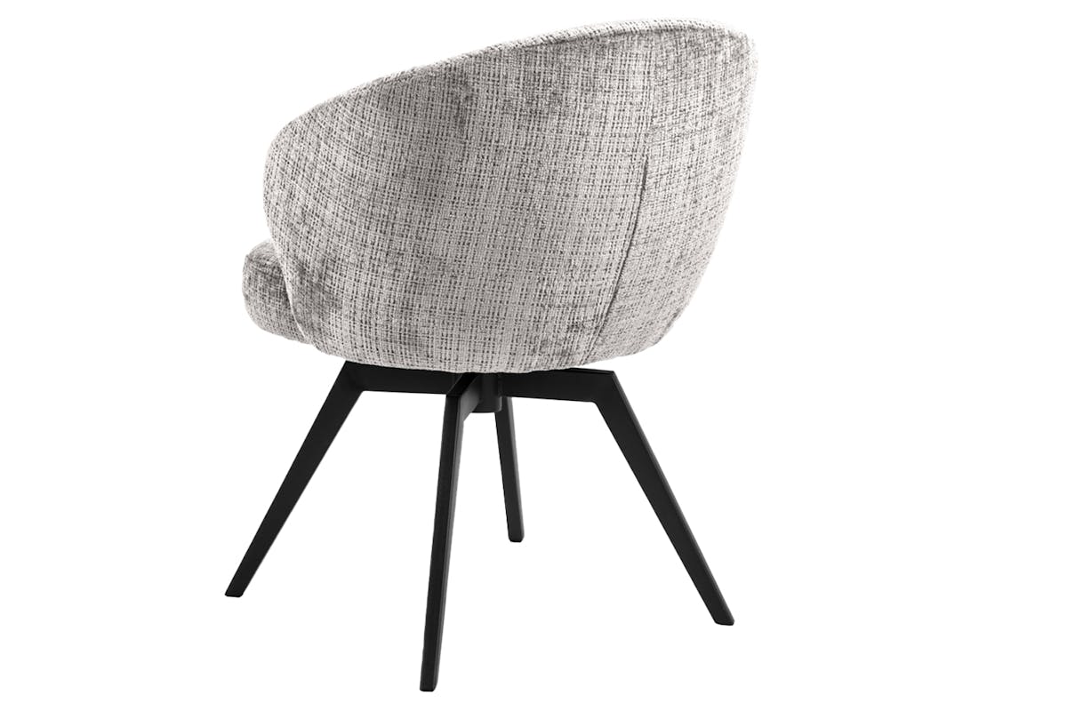 Darlene Dining Chair | Swivel | Grey-4