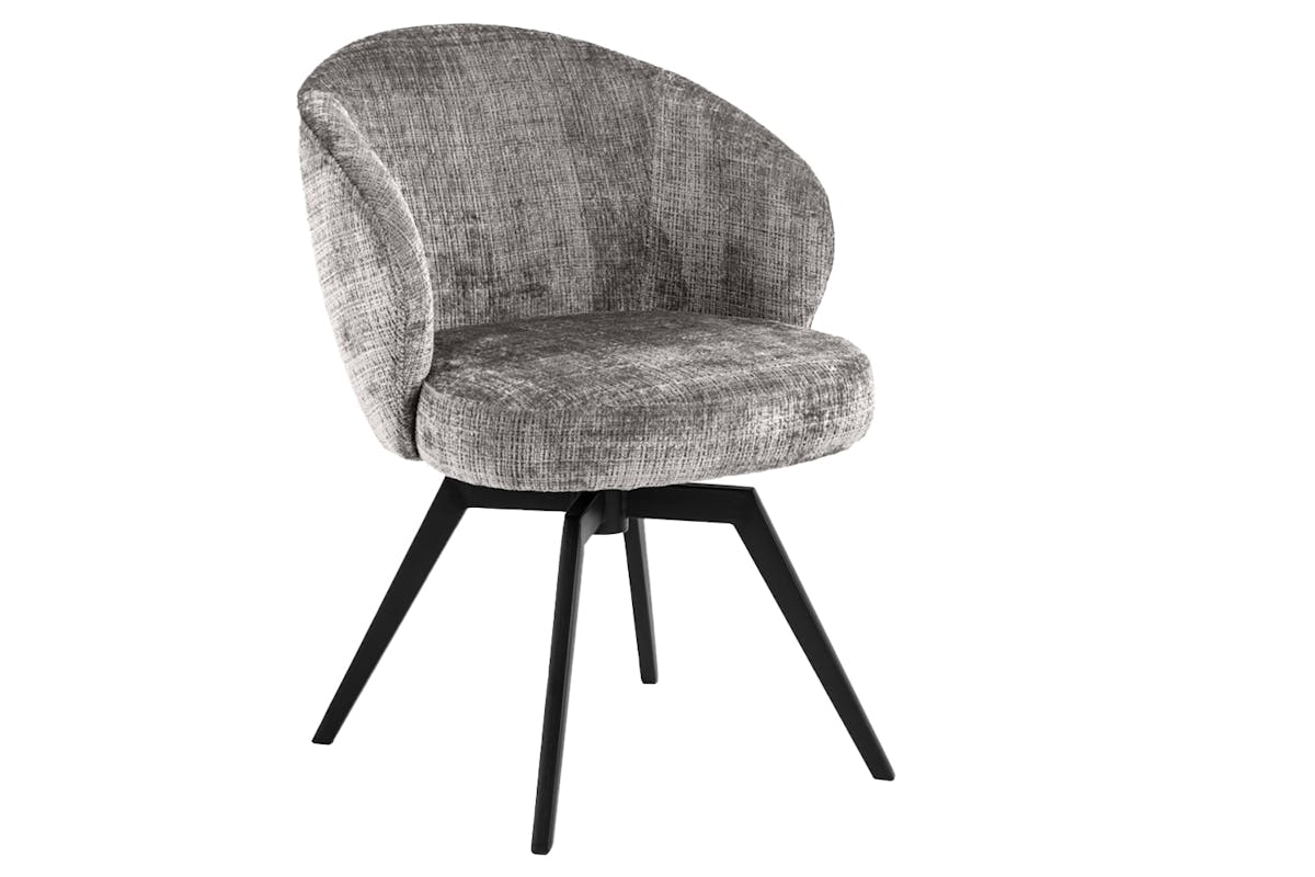 Darlene Dining Chair | Swivel | Grey-2